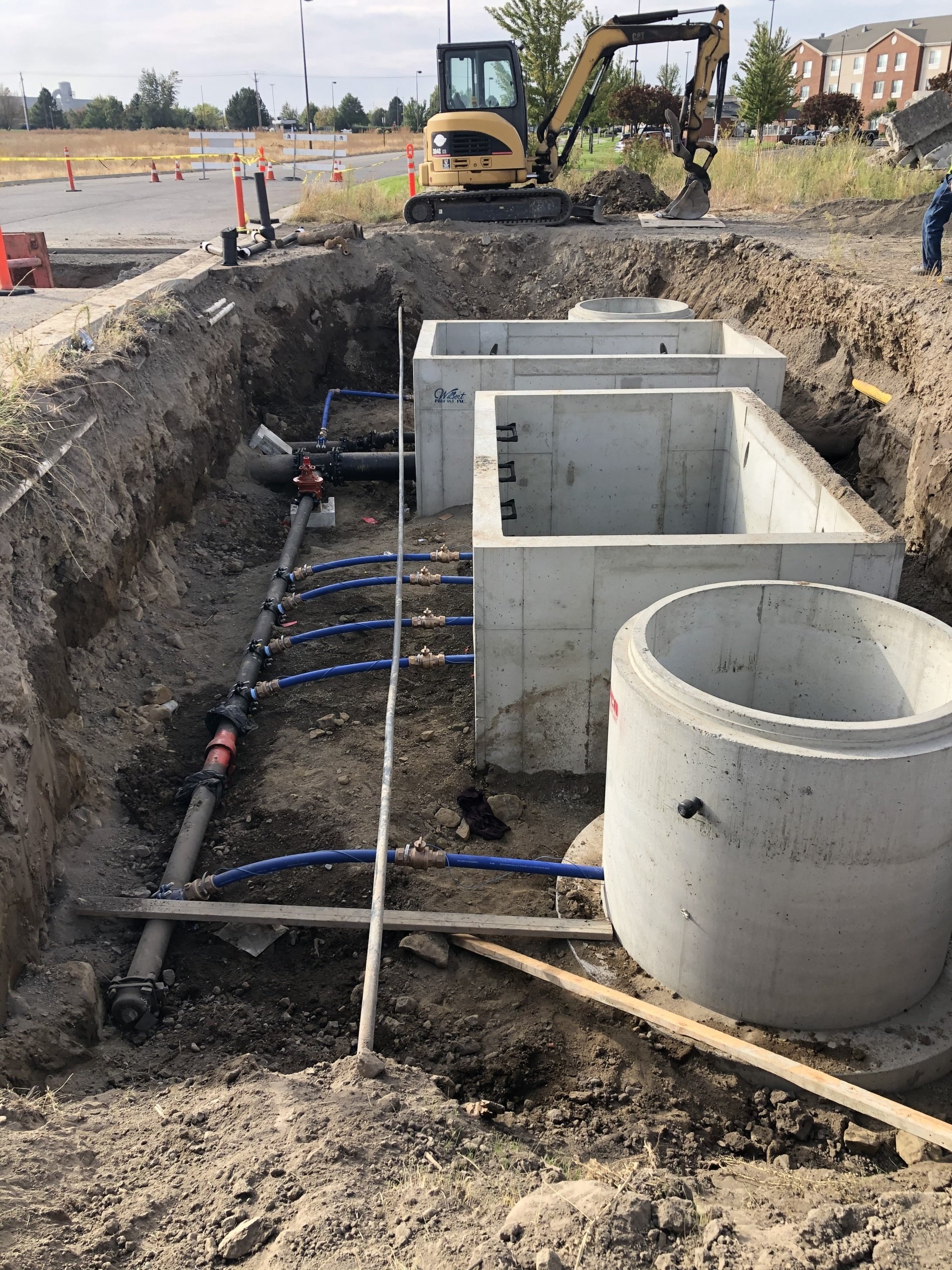 Open Trenching l Orchards, WA l Tilton Excavation Co.