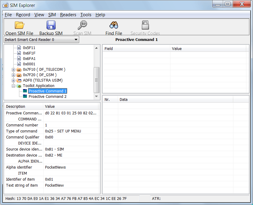 Dekart Sim Explorer