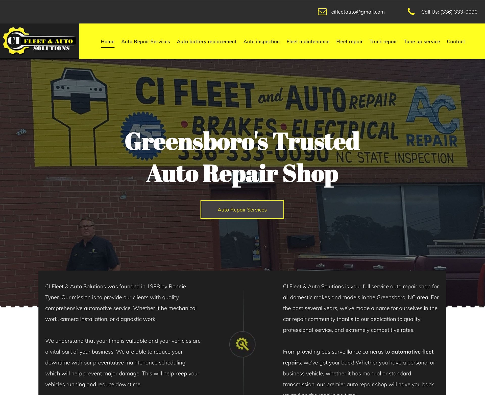 Automotive Portfolio Engage site Design