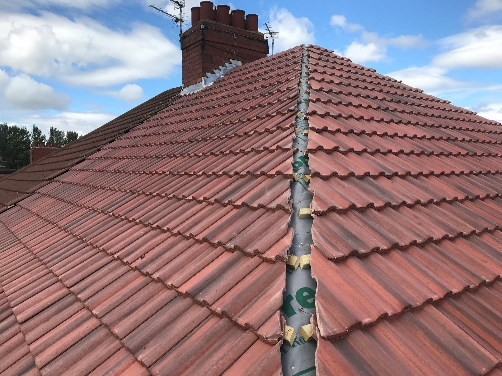 Professional roofing work in Newcastle upon Tyne