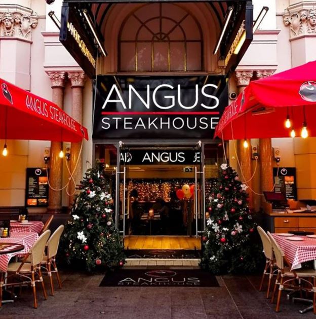 Angus Steakhouse Restaurants London UK