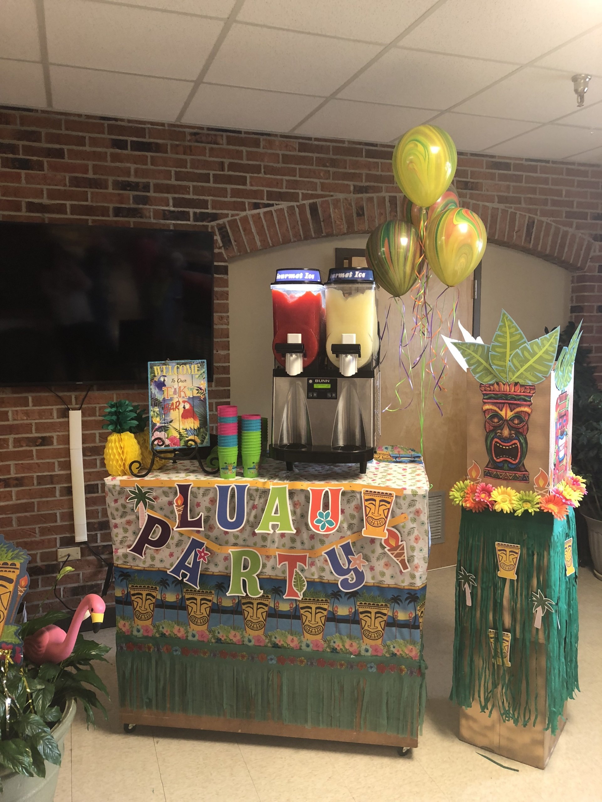 Luau Party June 14, 2018 at J. M. Morrow Nursing Home, Arnaudville