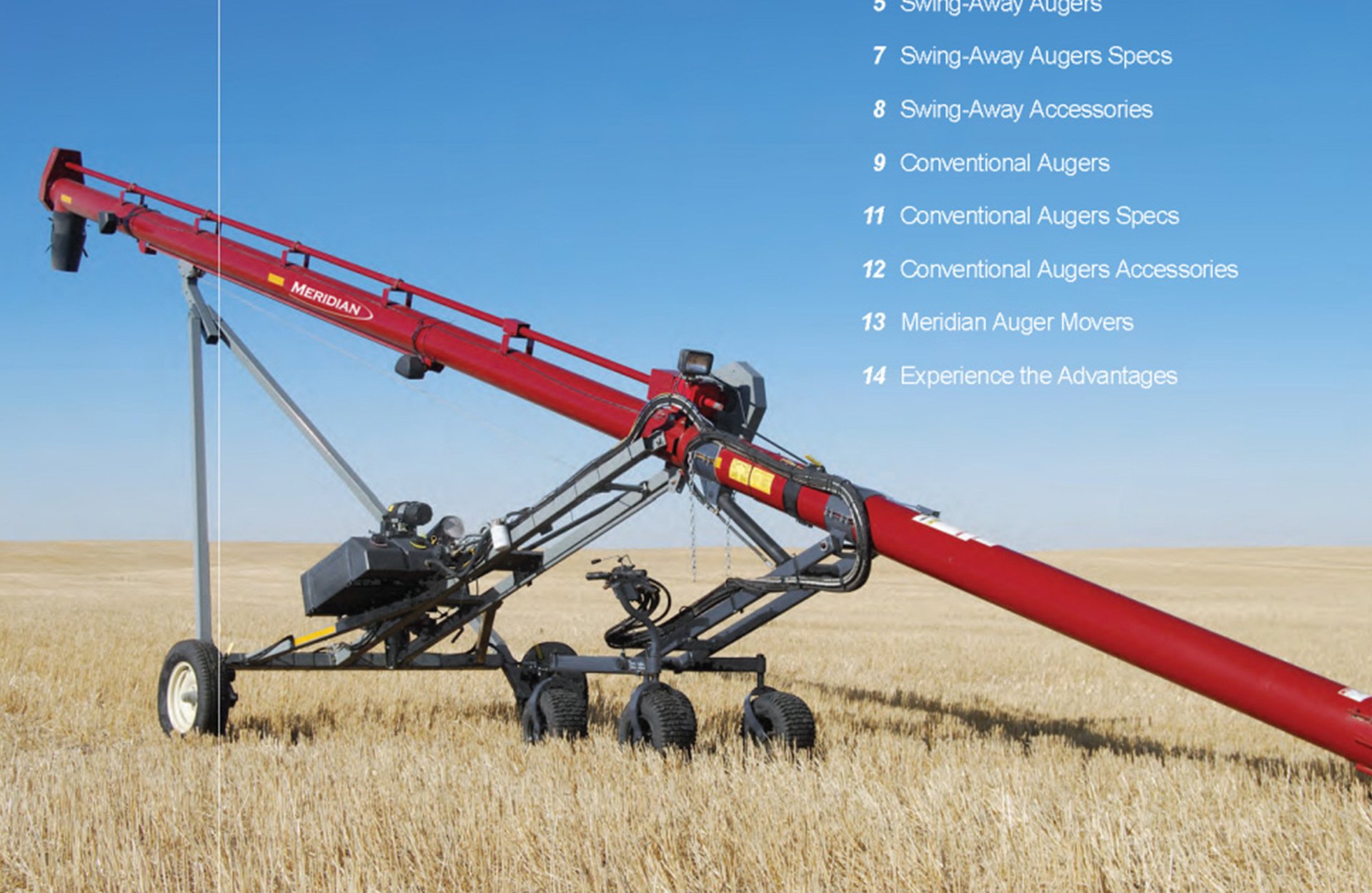 Meridian Swing Away Auger National Ag Pty Ltd