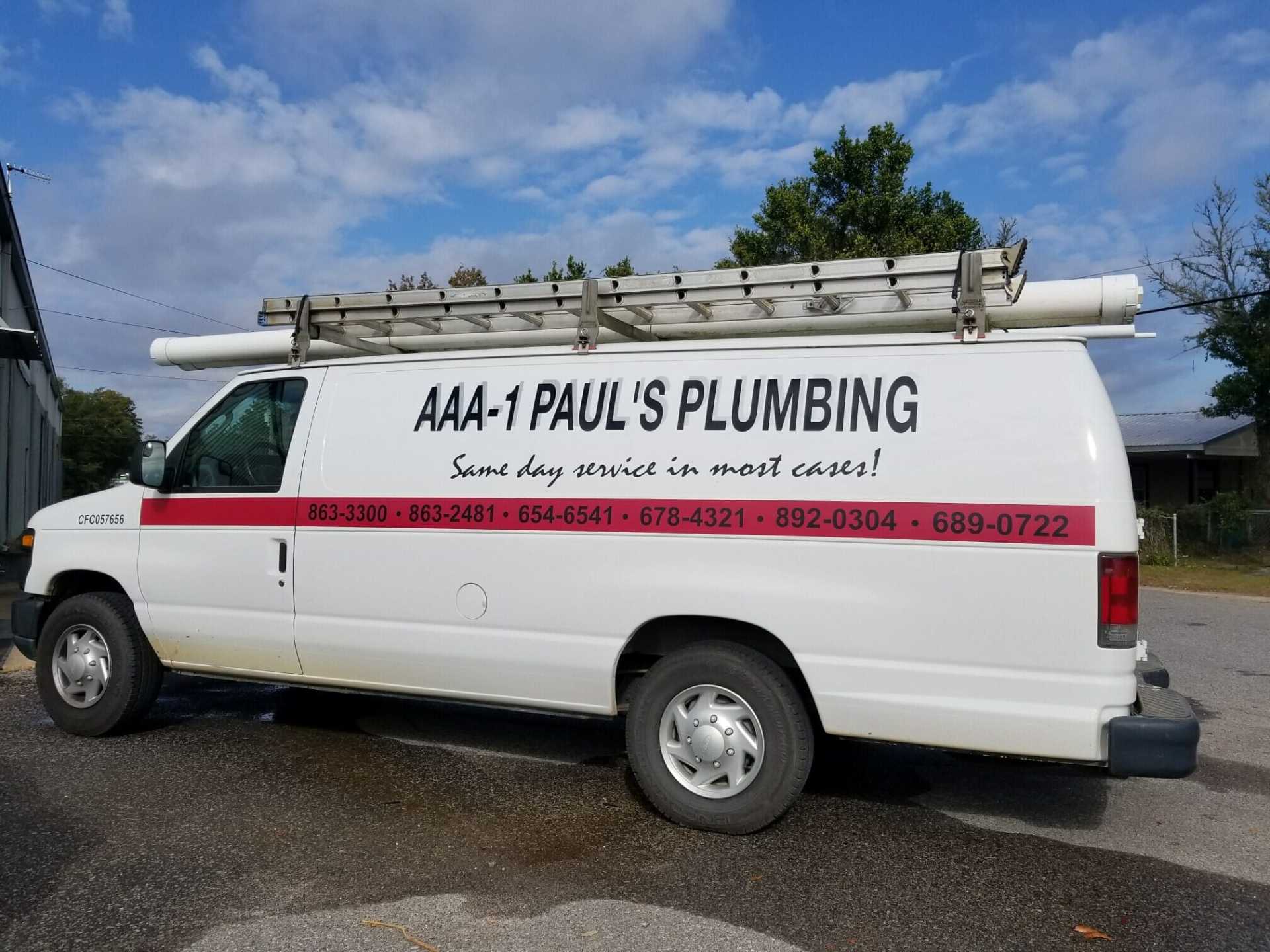 About Your Master Plumber Fort Walton Beach, FL AAA1 Paul's