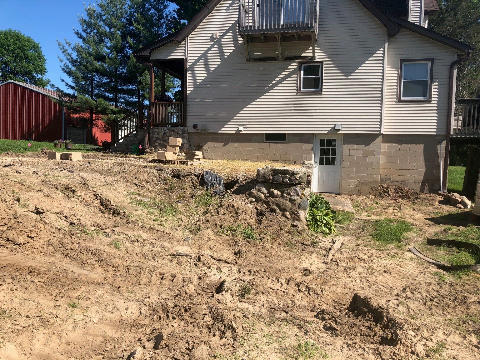 Landscaping Work Sun Prairie, WI Fisher Concrete Construction