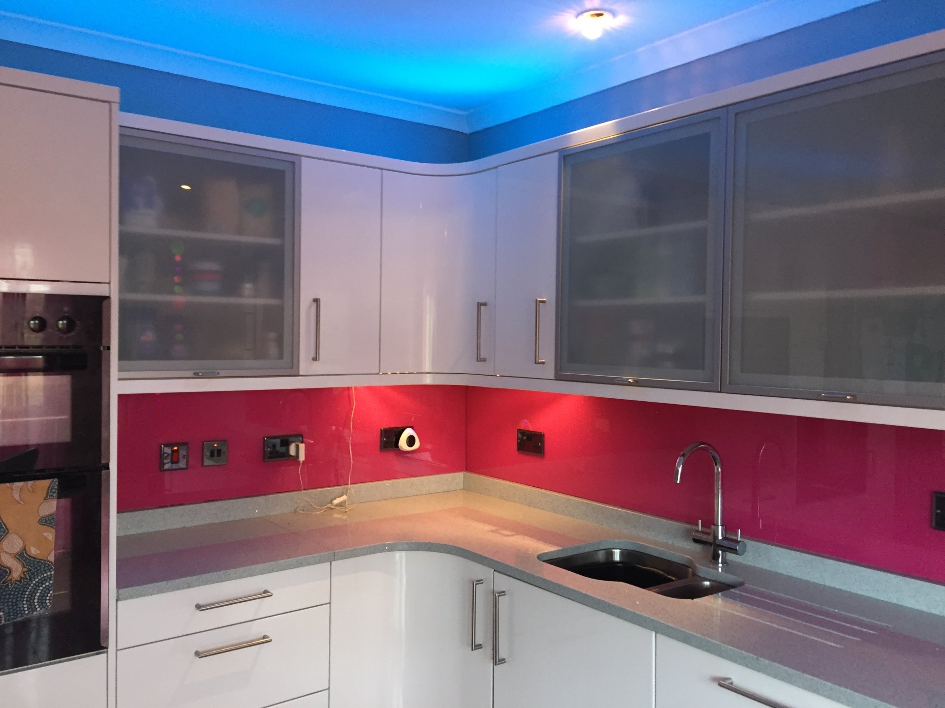 Glass splashbacks in Falkirk Grahamston Glazing