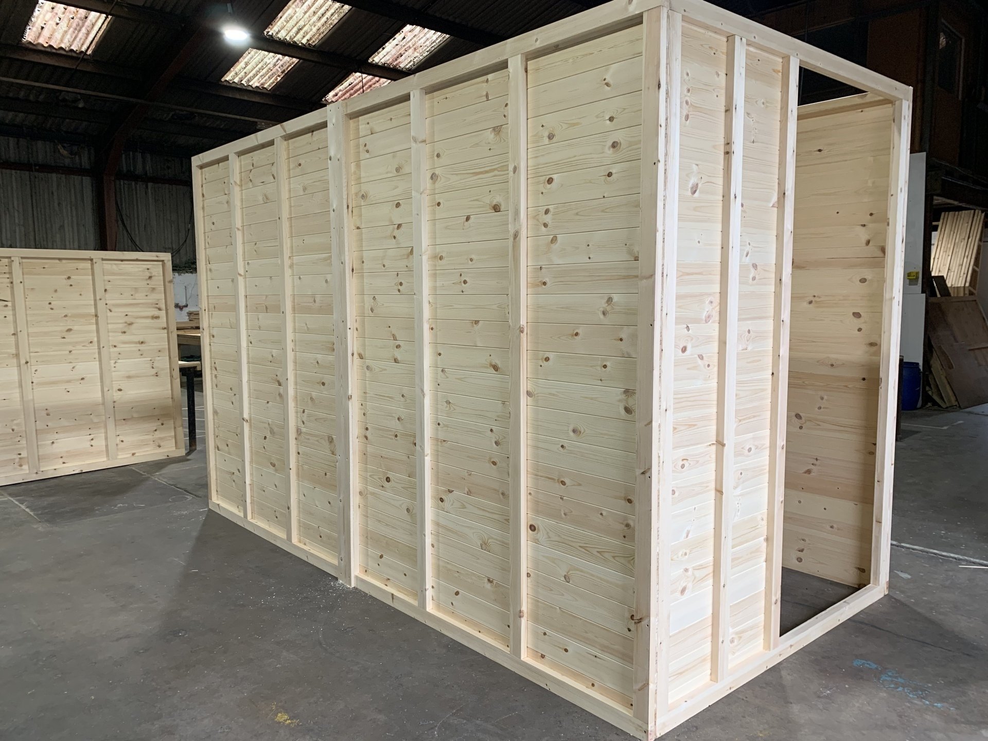 Custommade wooden containers in the Shropshire area