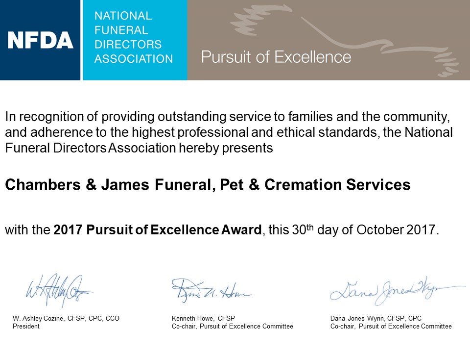 Chambers & James Pet, & Funeral Home Wellsburg Follansbee, WV