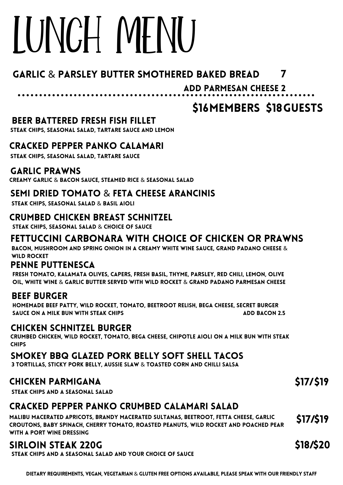 Club Bega Bega, NSW Dining