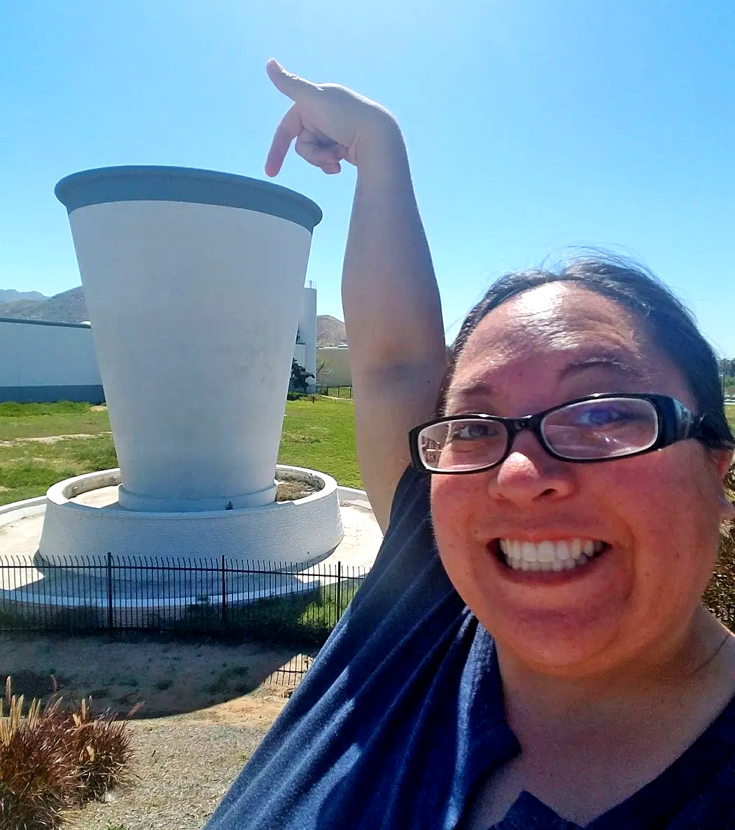 World's Largest Paper Cup Sculpture world record set in Riverside