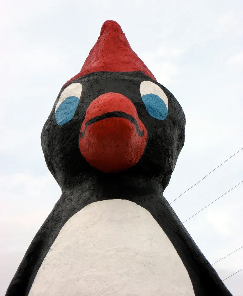 World’s Largest Penguin Statue, world record in Cut Bank, Montana