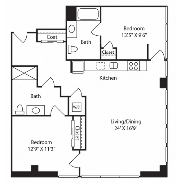Floor Plans Edison Apartments Long Beach, CA