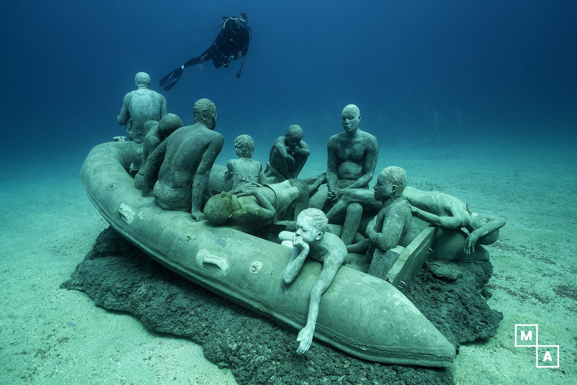 Museo Atlantico The underwater museum in Lanzarote