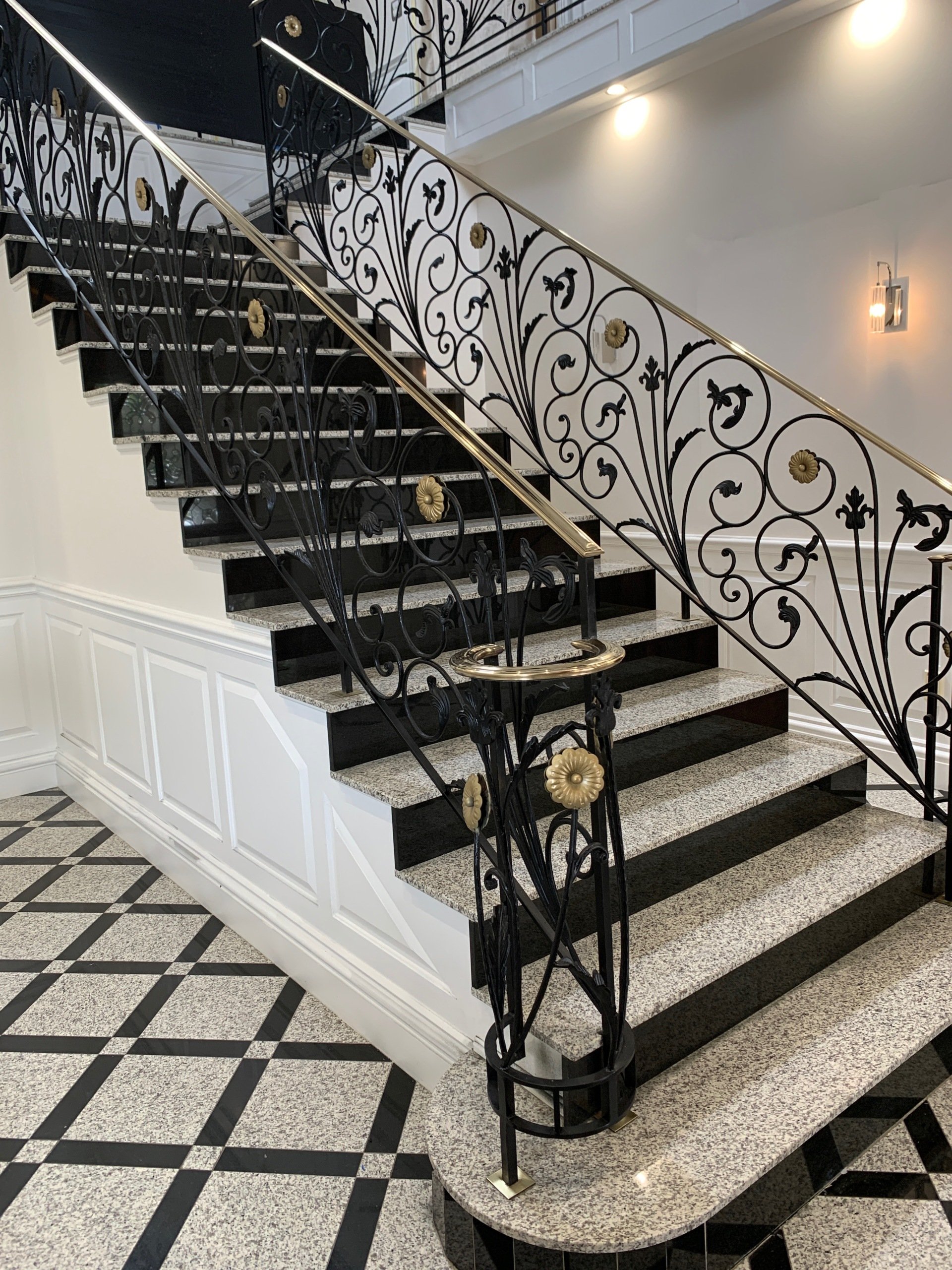 Wrought Iron Stair Balustrades & Railing Custom Staircases