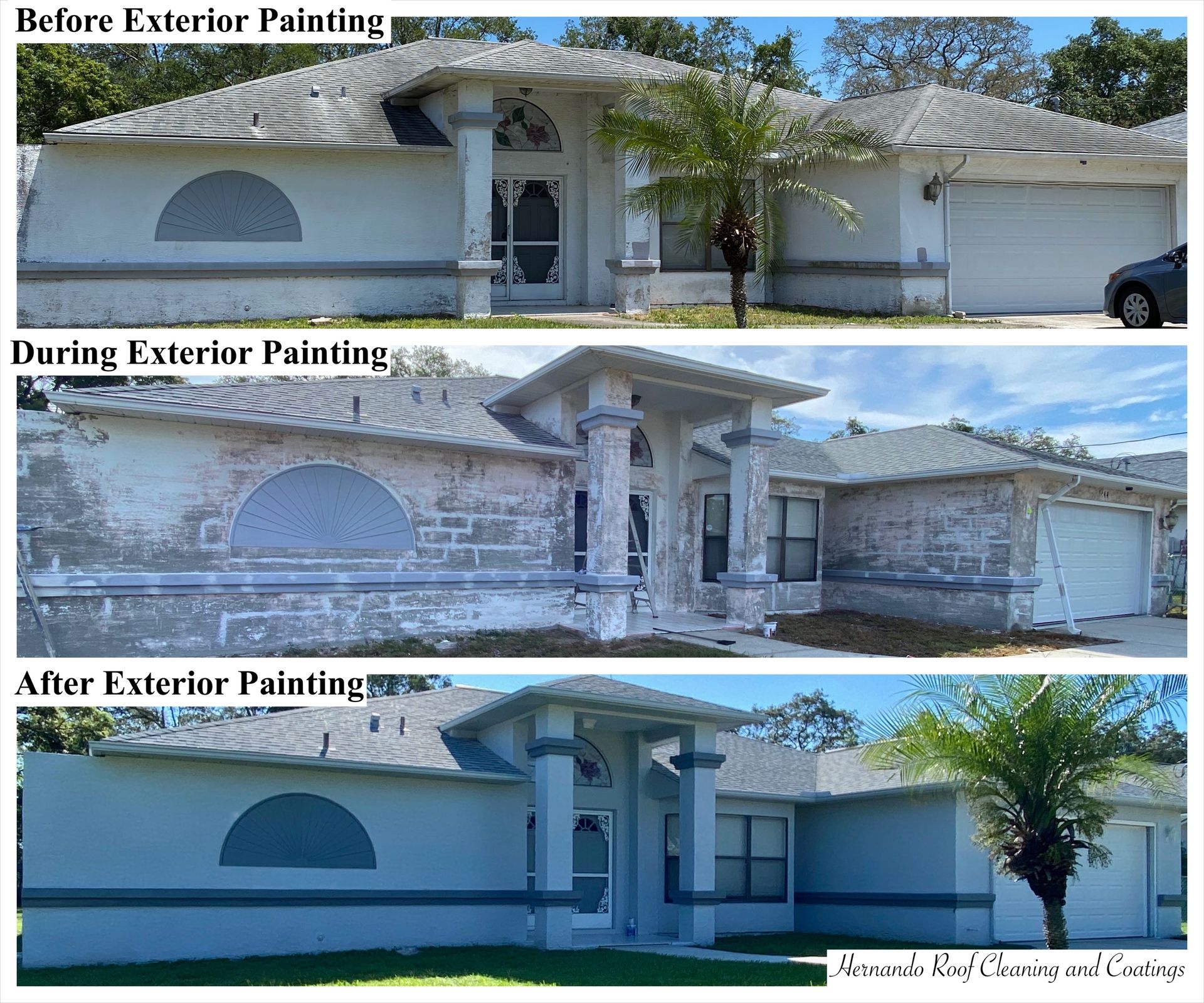 Exterior Painting Spring Hill, FL Hernando Roof Cleaning & Coatings