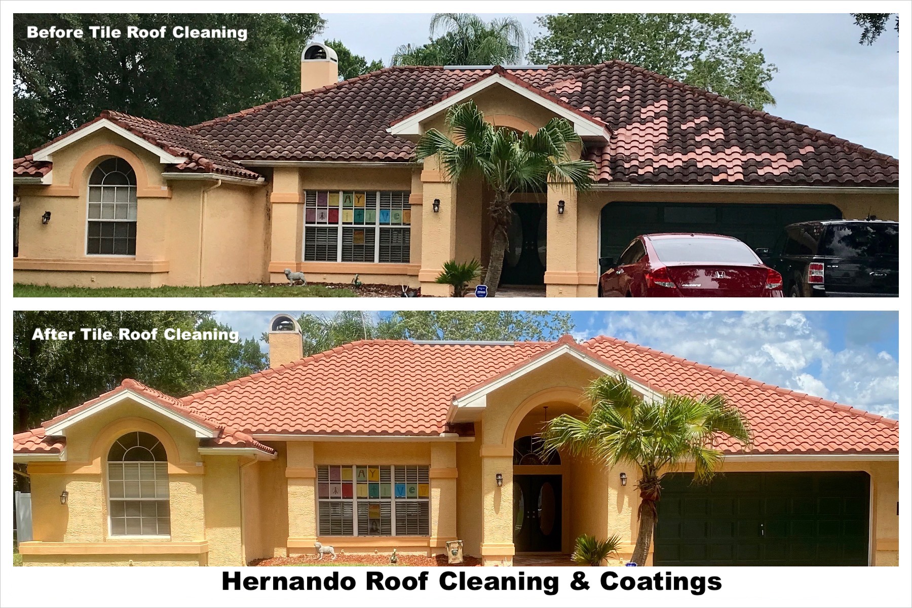 Paint and Roof Cleaning Spring Hill, FL Hernando Roof Cleaning