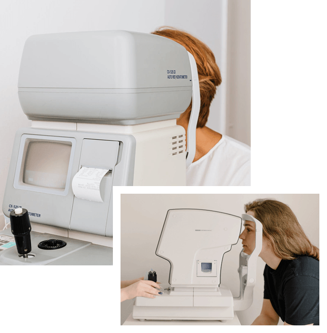 Eye Exam Optometrist, Routine Eye Health Care Exam, Eye Contact Optical