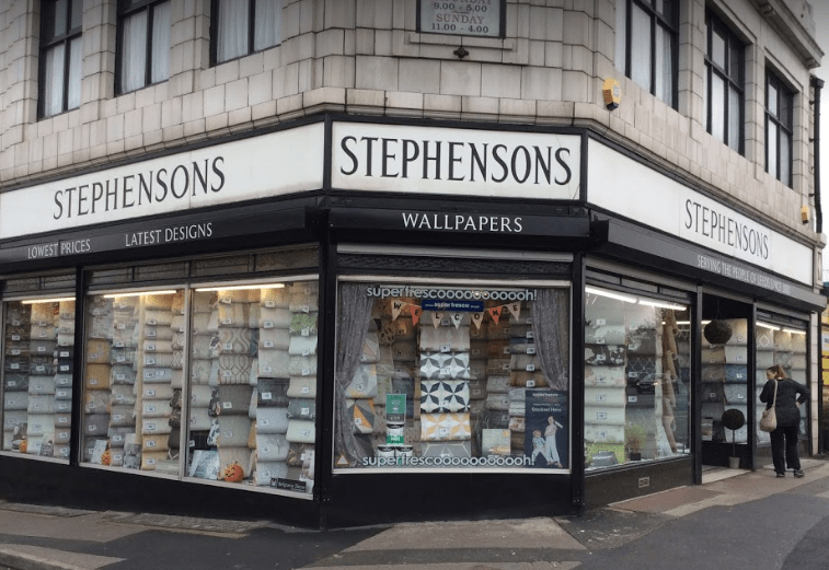 Home décor items at Stephenson Wallpapers, Leeds
