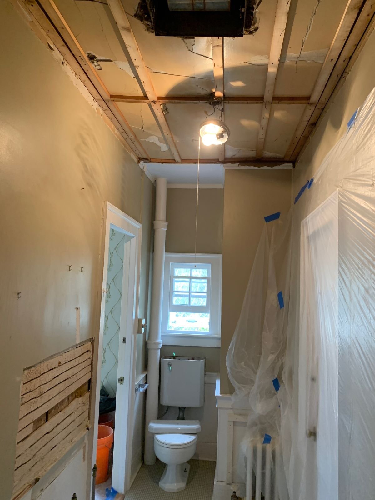 Vermont Home Remodel Modern Bathroom and Family Room
