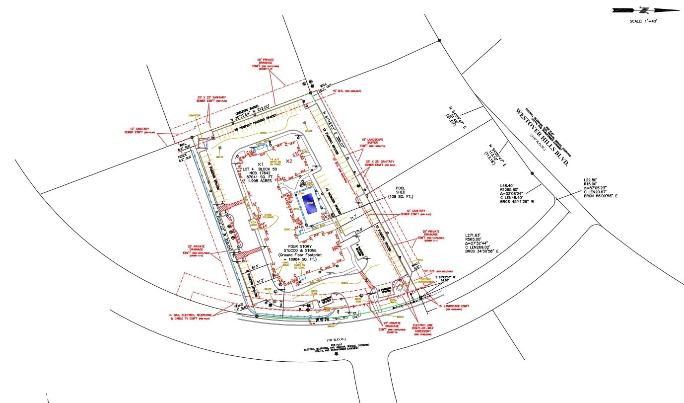 ALTA Survey Westar Alamo Land Surveyors San Antonio, Texas