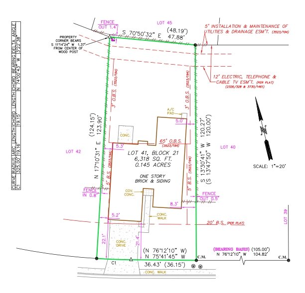 Residential Westar Alamo Land Surveyors San Antonio, Texas