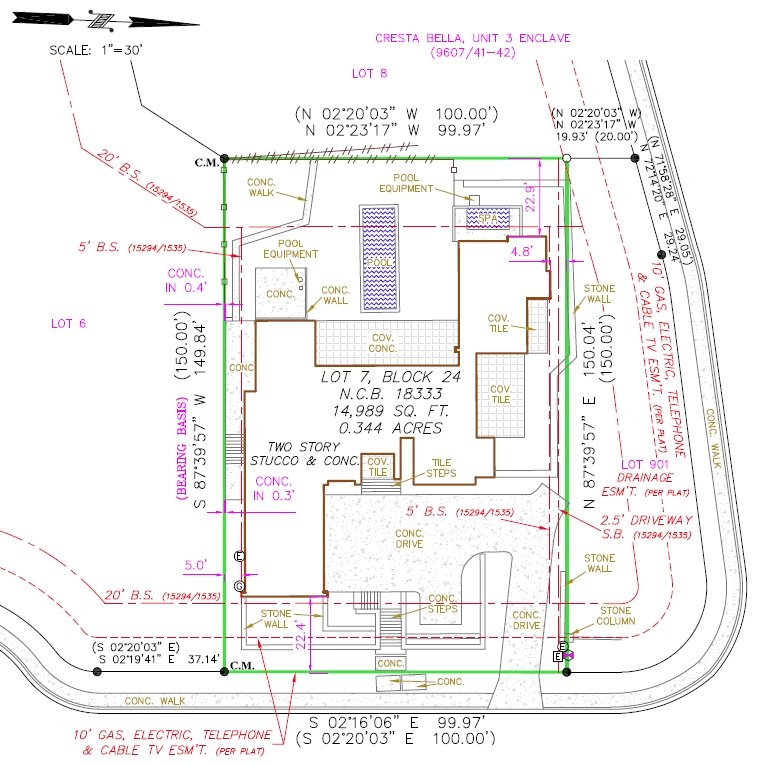 Standard Westar Alamo Land Surveyors San Antonio, Texas