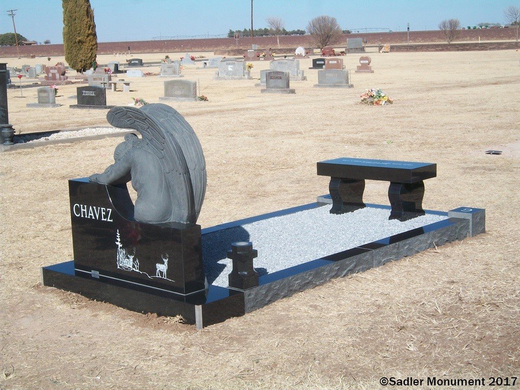 Single Headstones Sadler Monument