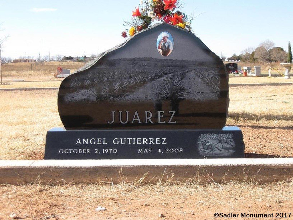 Single Headstones Sadler Monument