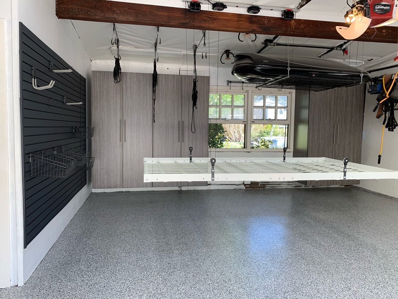 Los Angeles, CA Garage Ceiling Racks, Design and Installation