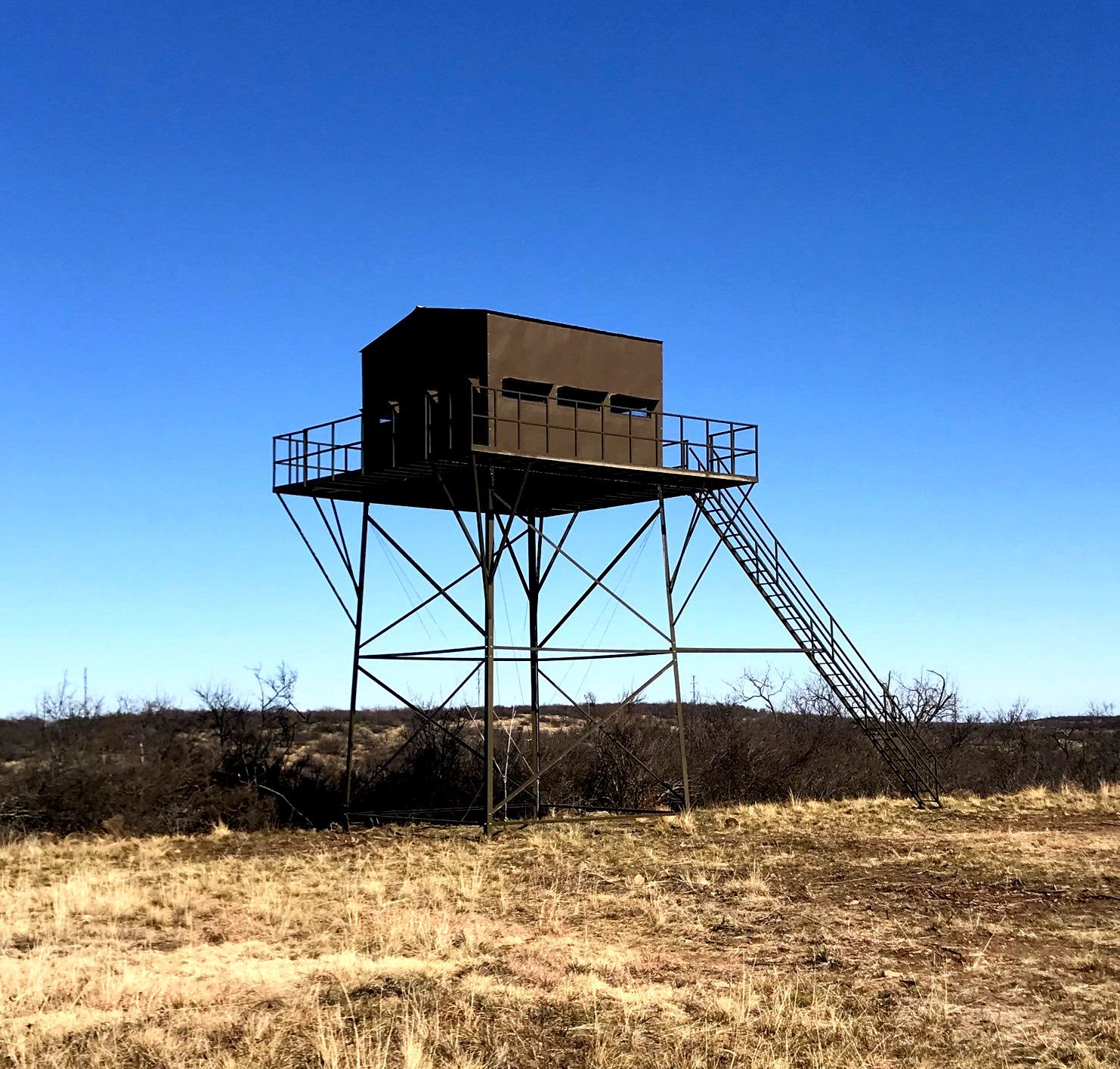 10x10 Deer Blinds for Sale, Elevated Deer Blinds Texas Wildlife Supply