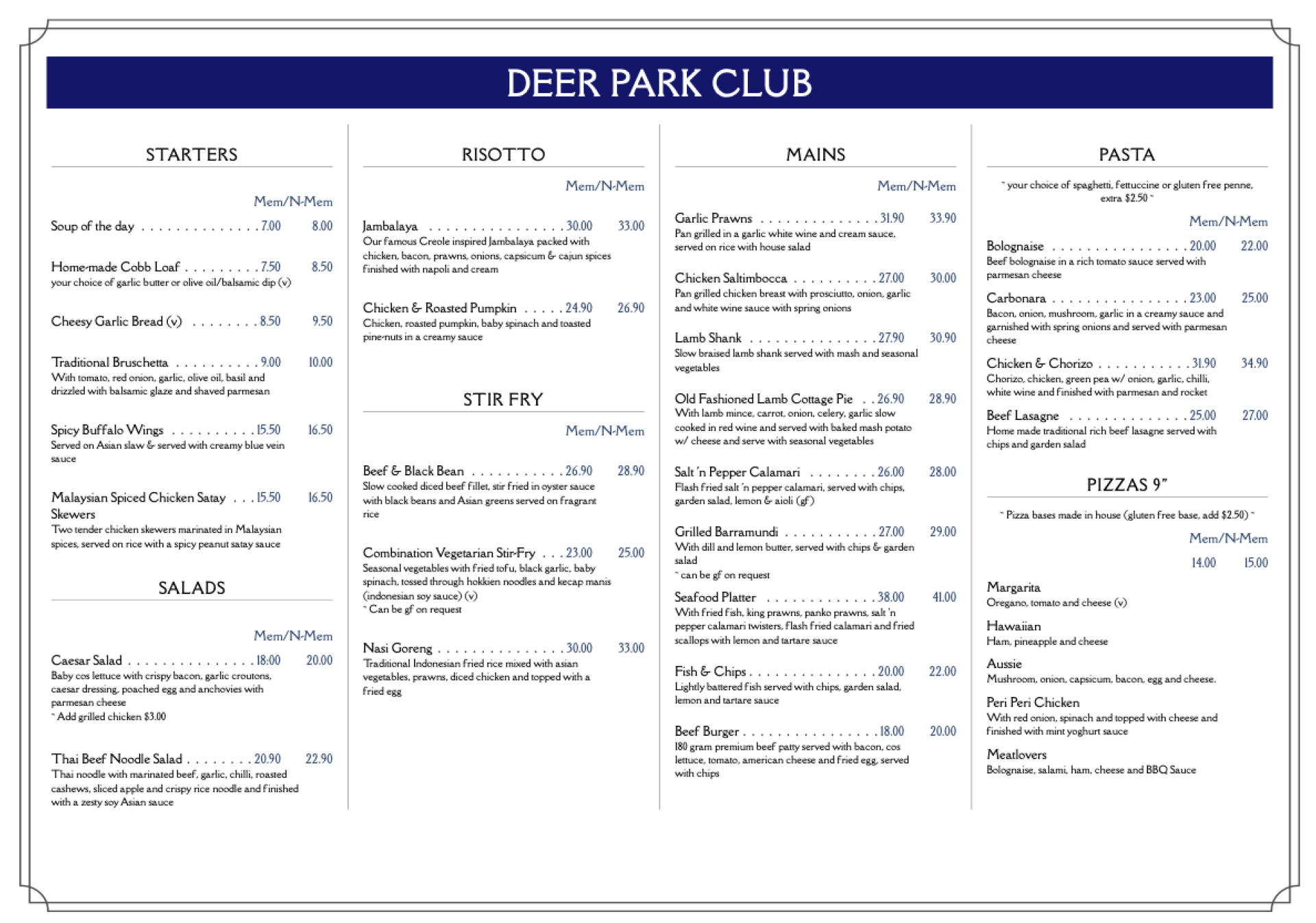 Deer Park Club