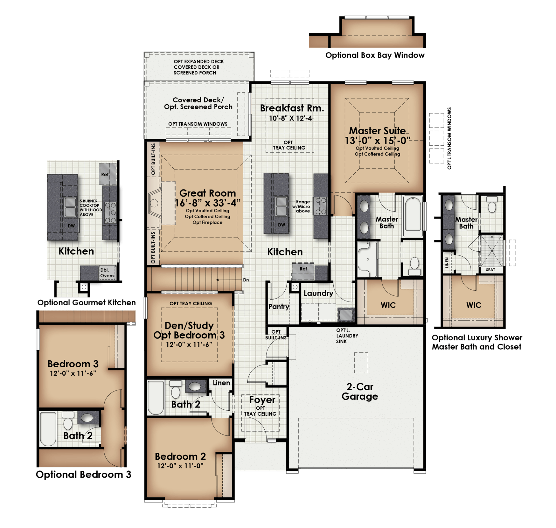 Luxury Homes in South St. Louis County's new Tesson Ridge community by