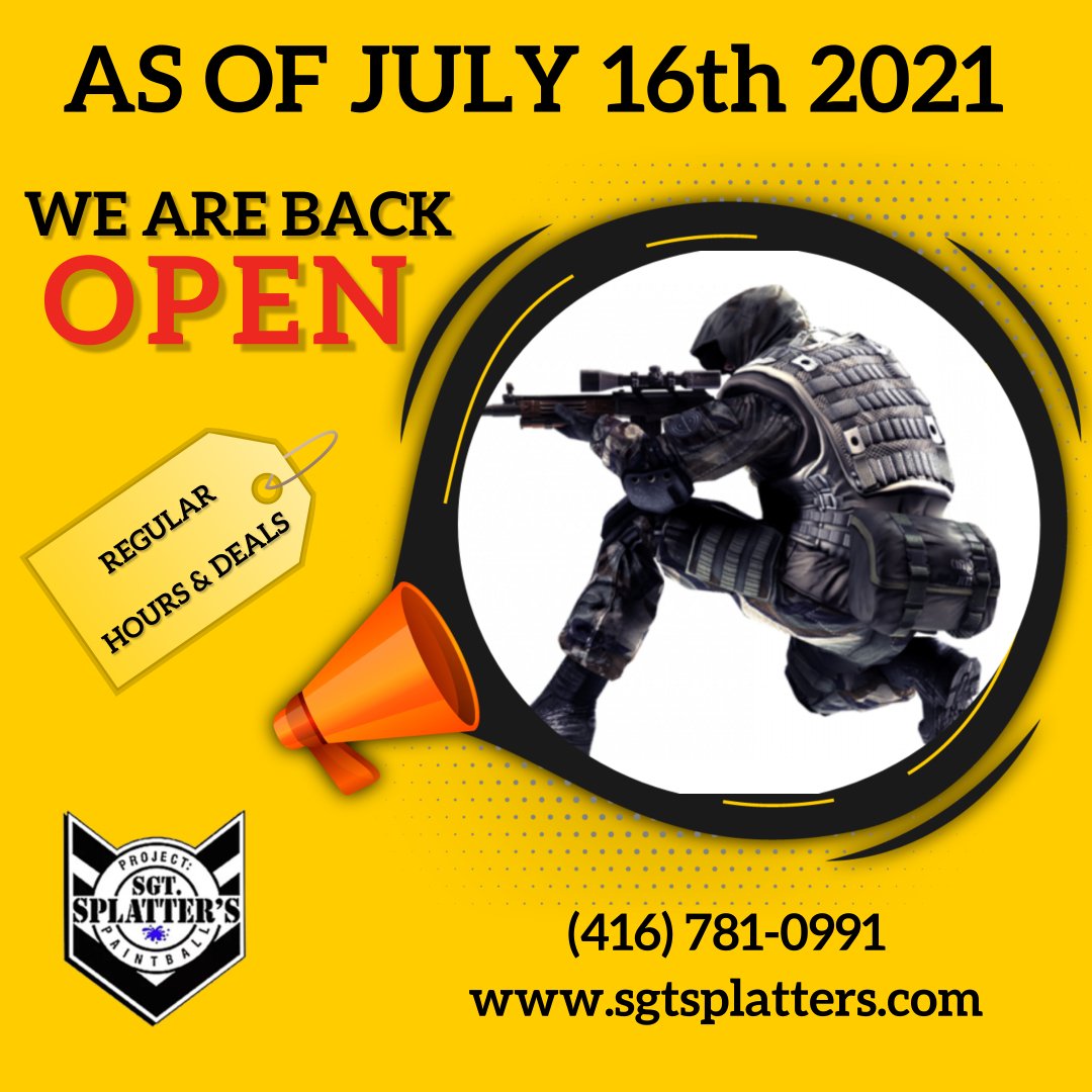 Sgt. Splatter's Project Paintball Largest Indoor Paintball Toronto