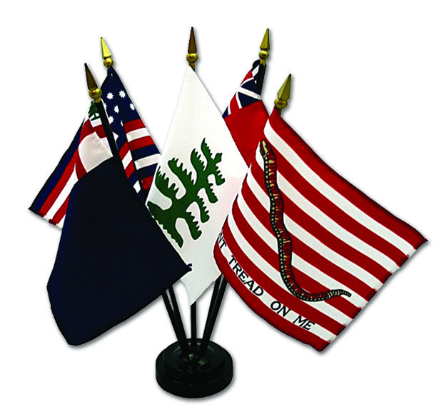 Miniature Handheld Stick Flags US, State, Custom