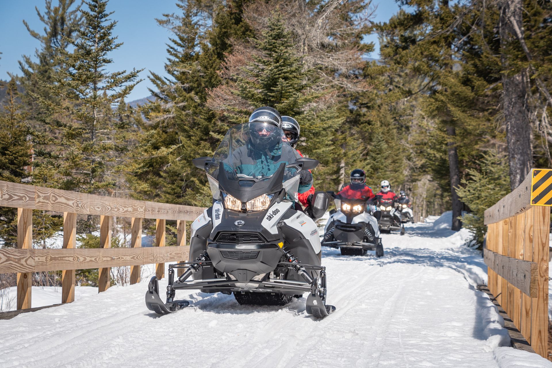 North Conway Snowmobiling Bartlett NH Snowmobile Tours