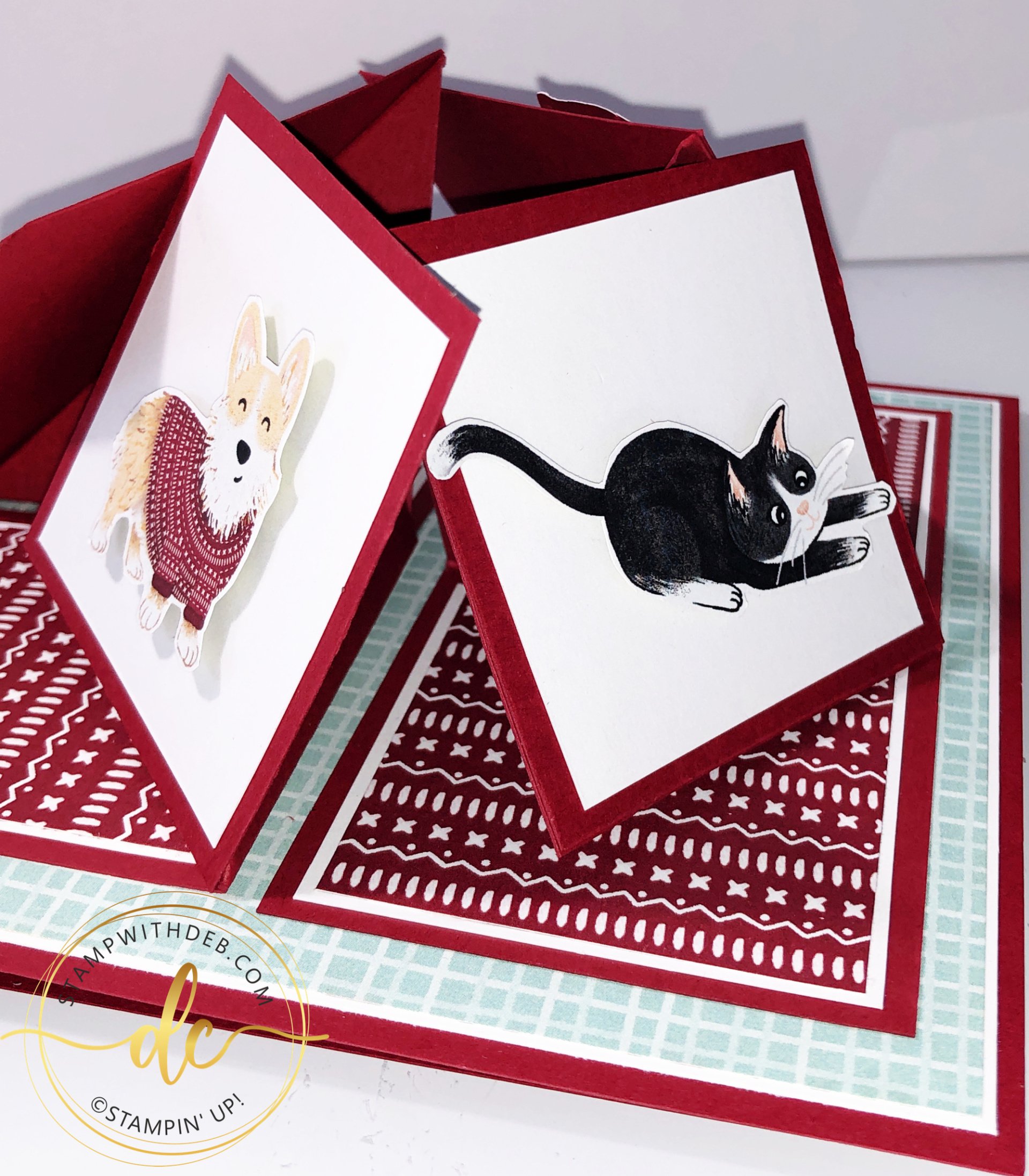 SWEET TREATS QUAD EASEL CARD