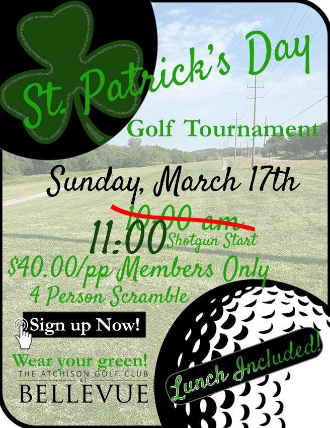 The Atchison Golf Club at Bellevue St. Patrick's Day Tournament