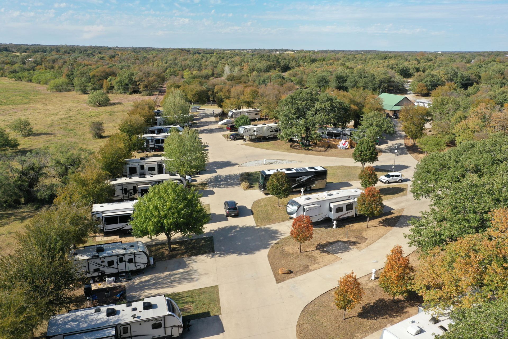 Amenities Oak Creek RV Park Weatherford, TX