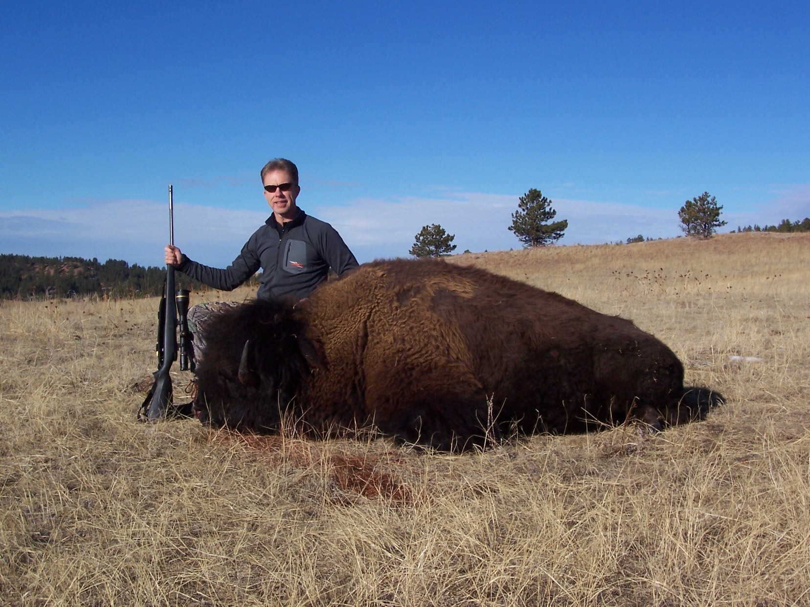 Buffalo hunting, South Dakota, Guided Bison hunt in South Dakota