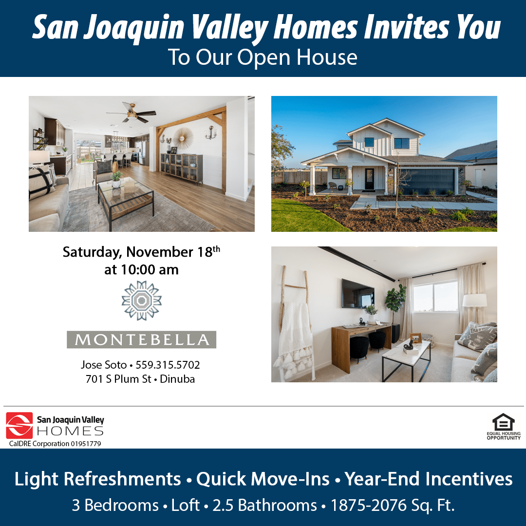 New Homes Available in Dinuba California