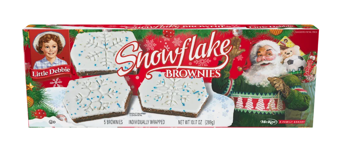 Snowflake Brownies Little Debbie