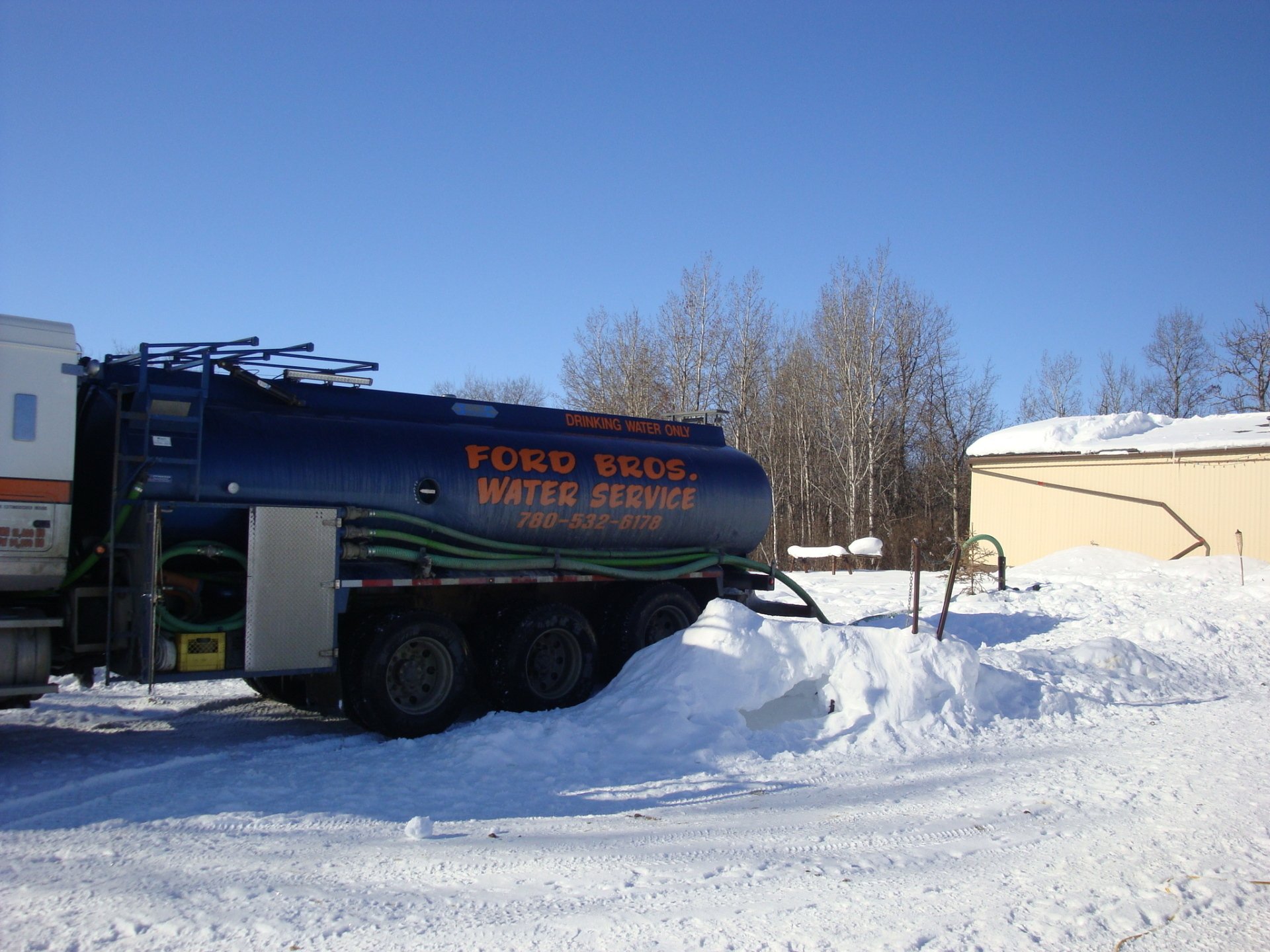 Potable Water Service in Grande Prairie, AB Ford Bros Water Service