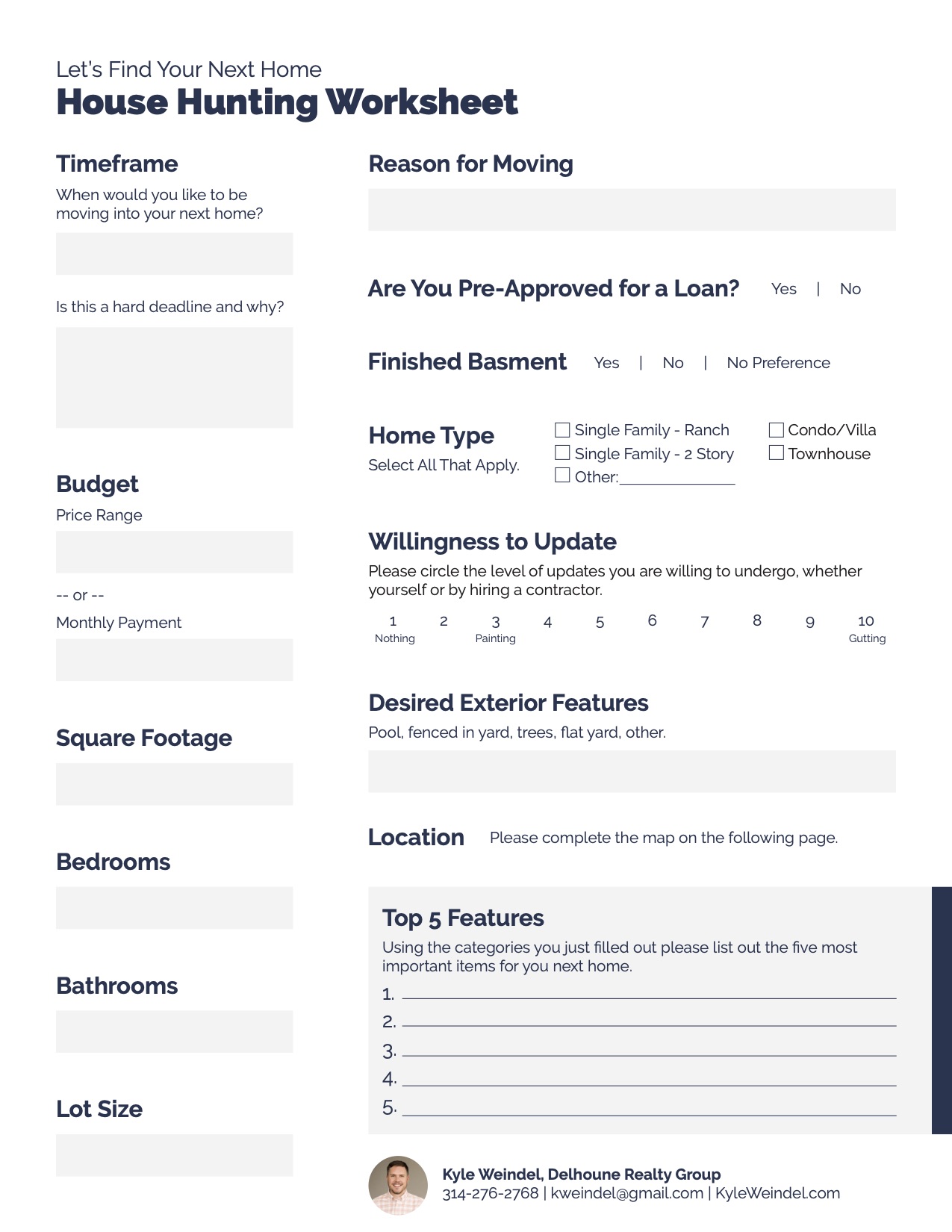 Kyle Weindel St. Louis and St. Charles Real Estate Agent