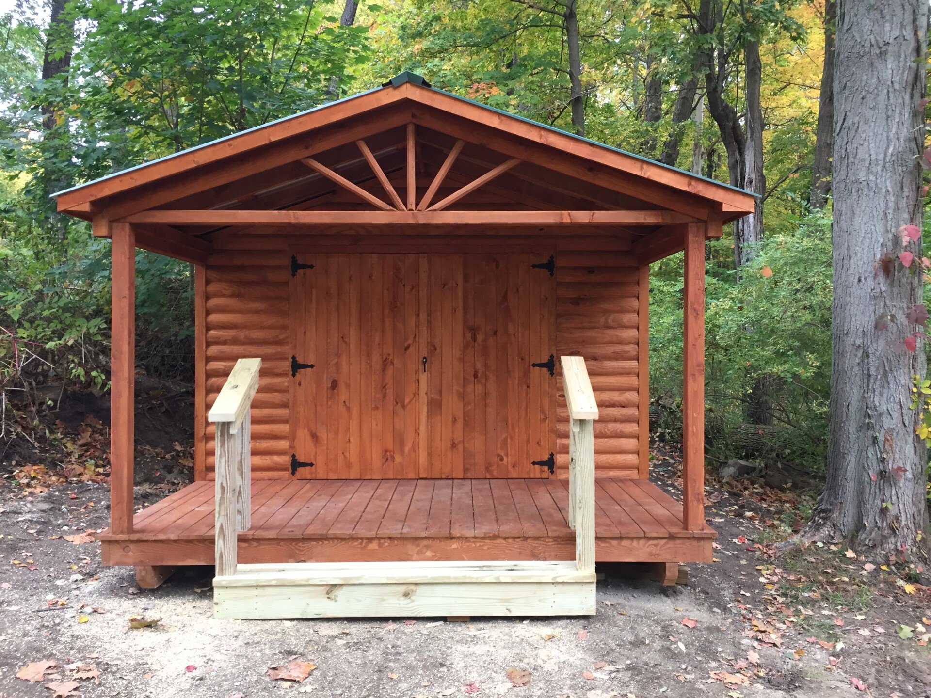 Log Cabin Construction Erie, PA Amish Sheds for Less