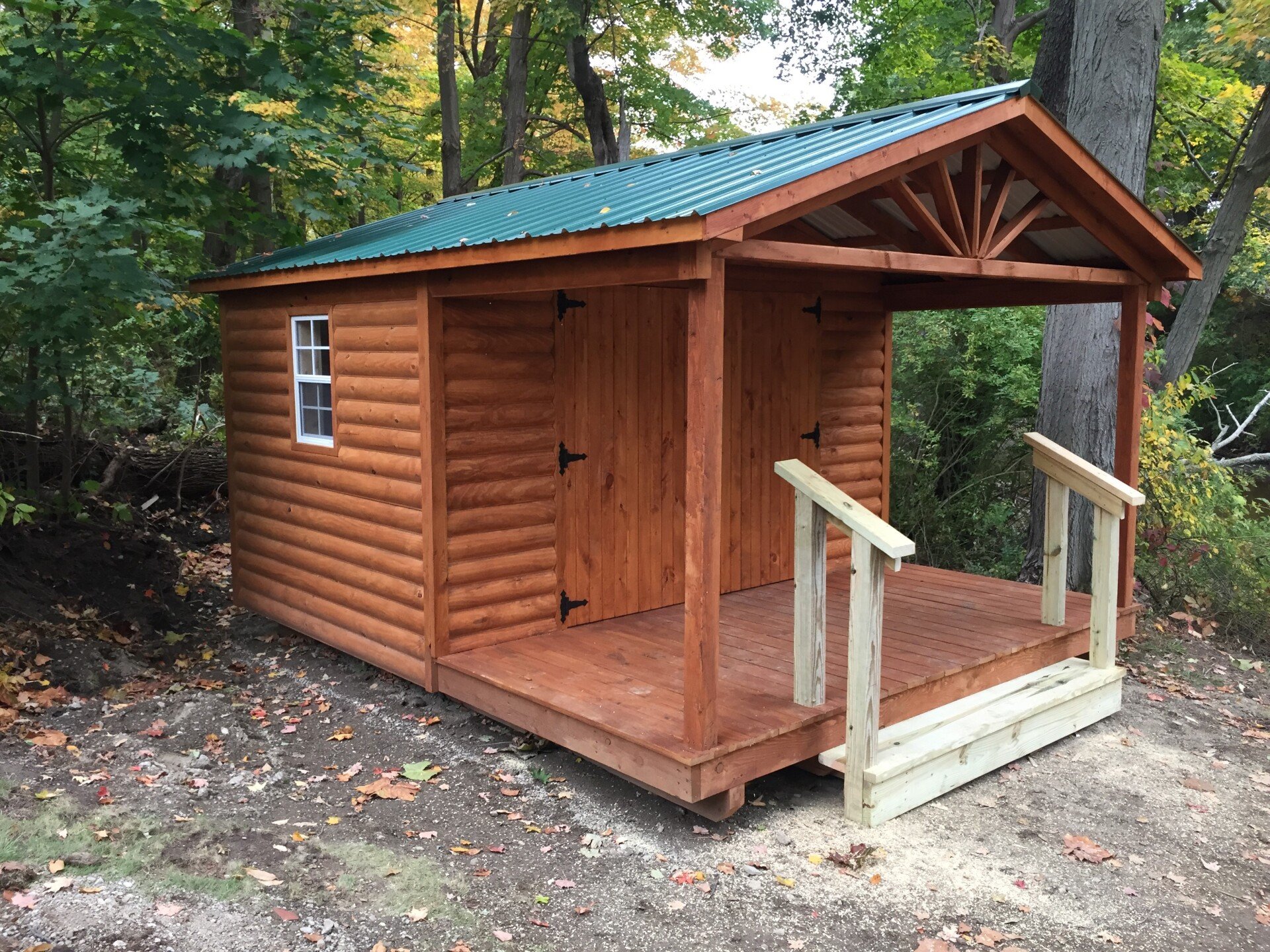 Log Cabin Construction Erie, PA Amish Sheds for Less