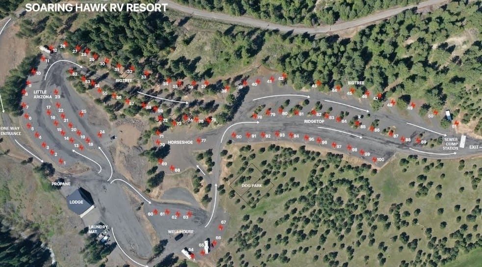Soaring Hawk RV Park Idaho RV Park Idaho RV Resort