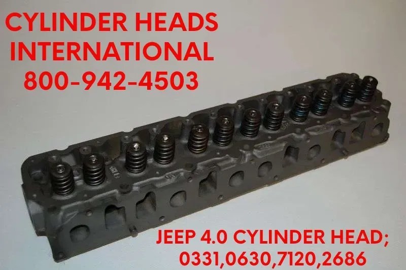 JEEP 4.0 LITER CYLINDER HEAD
