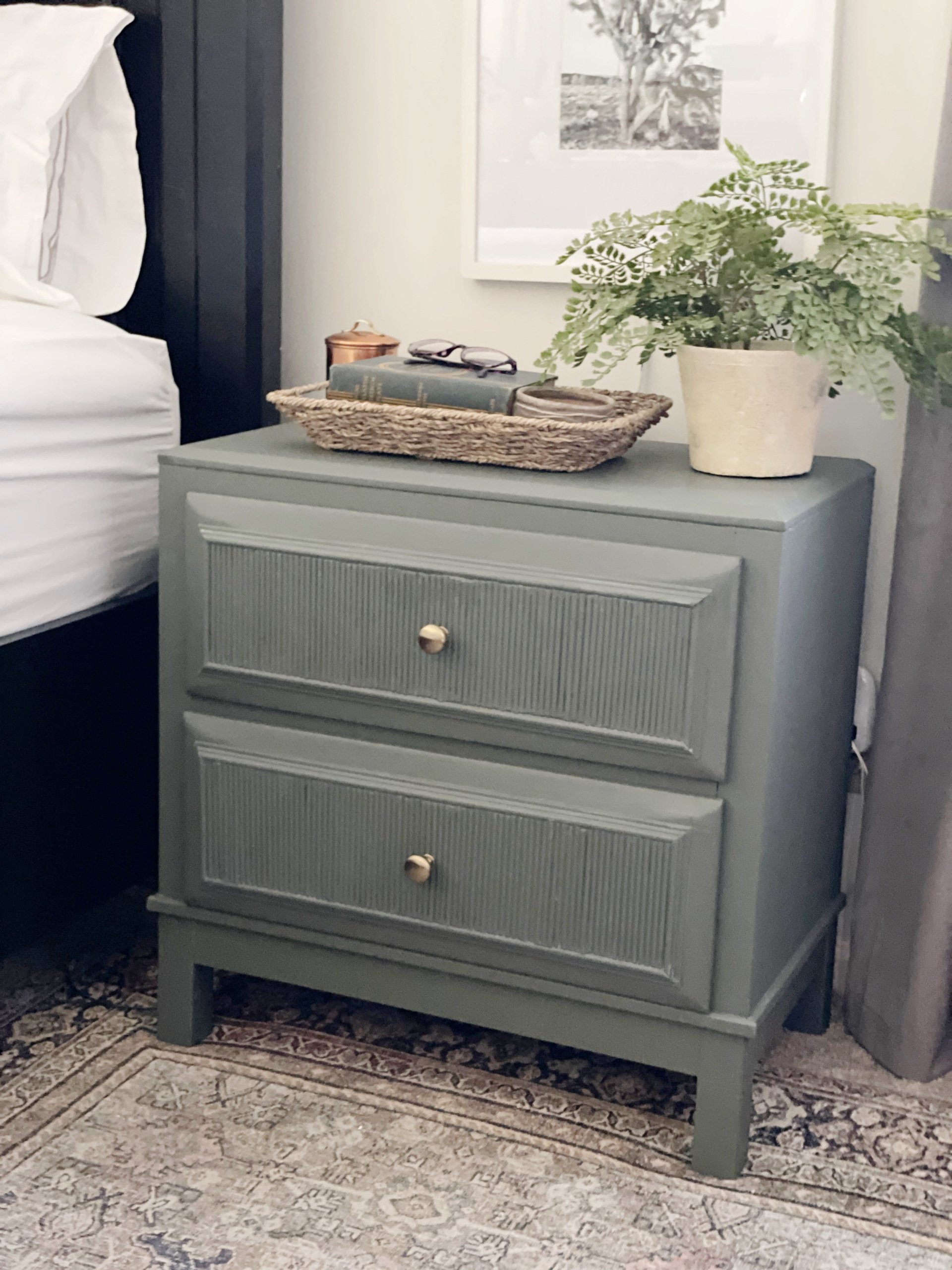 Fluted Nightstand DIY