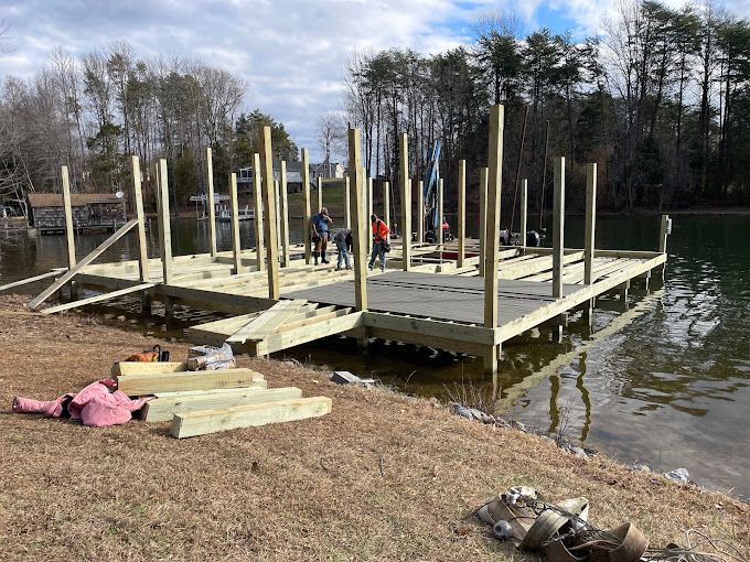 Marine Construction Mid Atlantic Dock Builders Lake Anna, Virginia