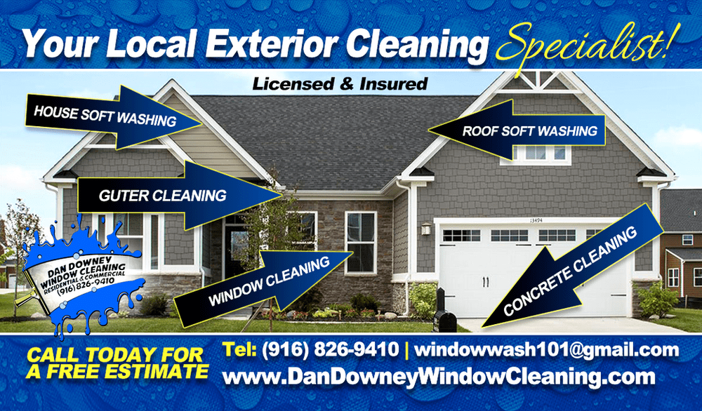 What is a home exterior soft wash?